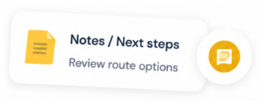 Notes and next steps